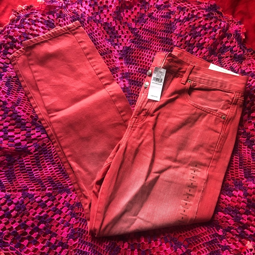 American Eagle Hi-Rise Girlfriend Taille Haute